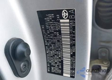 2017 Toyota Corolla Se from USA, damaged, VIN 5YFBURHE8HP640380